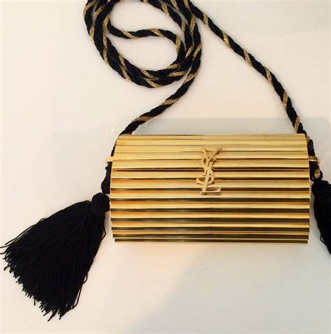 ysl gold clutch ebay|YSL clutch and evening.